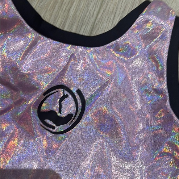 Girl's Shimmering Purple Kids Leotard can fit 10-12 depending on built - Picture 4 of 6